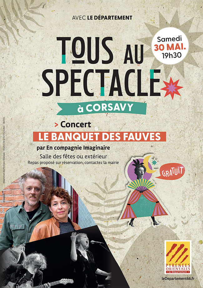 affiche le banquet des fauves corsavy
