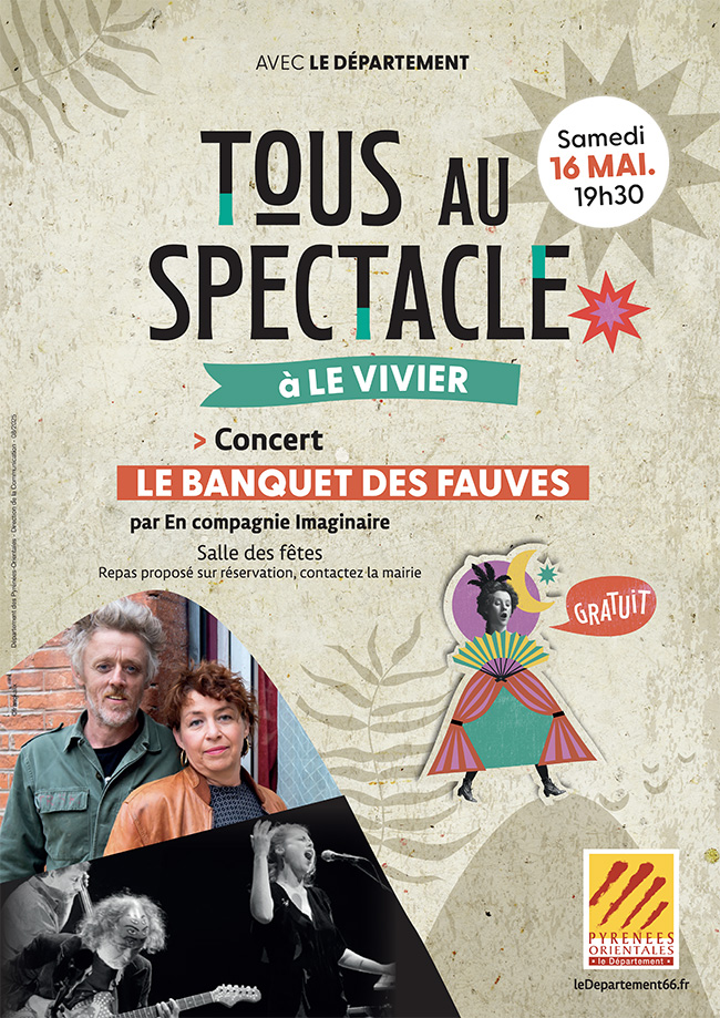 affiche le banquet des fauves le vivier