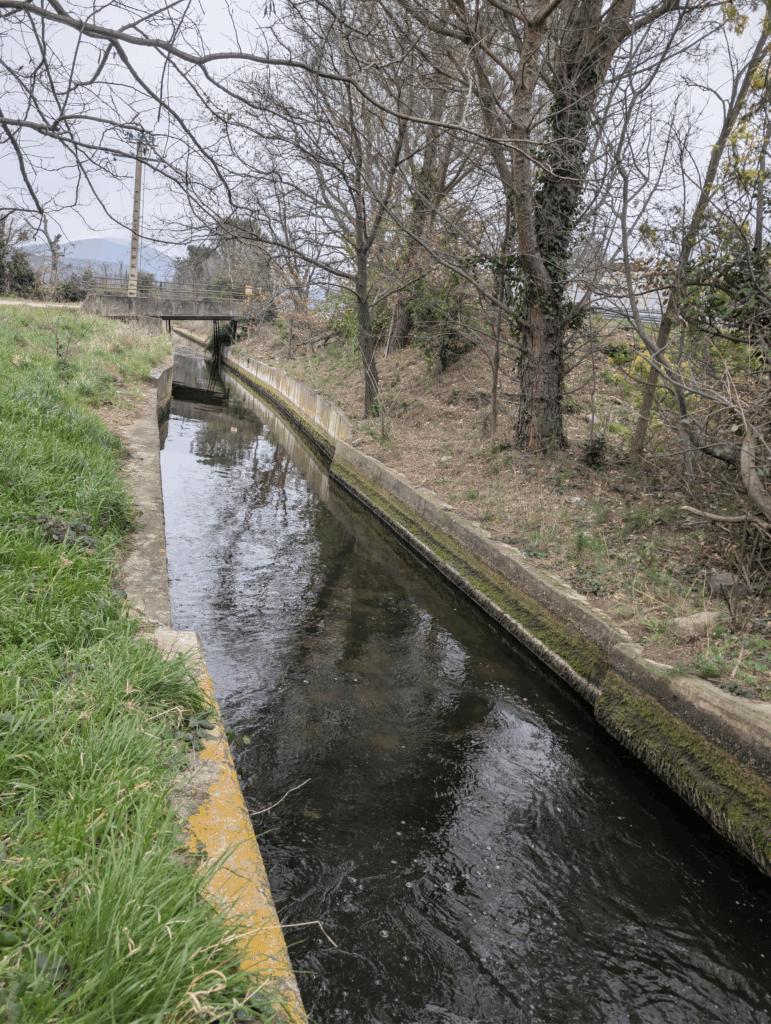 Le canal de Corbère Le canal de Corbère
